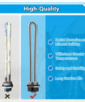 520900 Replacement Water Heater Element Kit For RV SW Series Electric Water Heater With 1440W 120V Screw In Heating Element