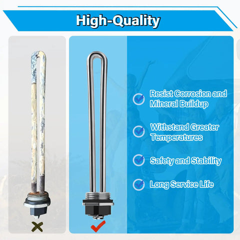 520900 Replacement Water Heater Element Kit For RV SW Series Electric Water Heater With 1440W 120V Screw In Heating Element