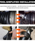 Axle Boot Repair Kit With Boot Expander Tool Clamps And Zip Ties Silicone Boots for easy DIY installation.