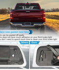 Third Brake Light Gasket Seal For 2014 To 2018 Chevy Silverado 1500 And 2015 To 2019 GMC Sierra 1500 2500HD 3500HD on truck tailgate