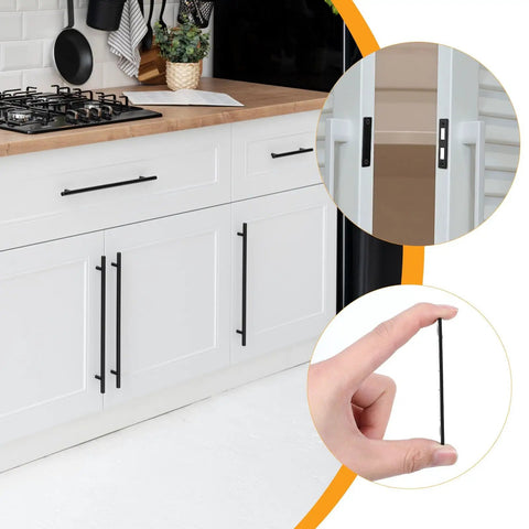 4 Pack Cabinet Magnetic Catches 30 Lb Heavy Duty Door Catches Screw On Closet Doors Closures Stainless Steel Black Finish Ideal For Kitchen Cabinets And Drawers Magnetic Latch