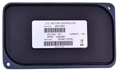 Beefed Up 24V 110A Permanent Magnet Motor Speed Controller 1228 2901 label view for Curtis Mobility Scooter PWM 15 KHz