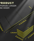 Foldable One Point Two Inch Thick Mechanic Kneeling Pad For Working Under Cars With Magnetic Creeper Handle Waterproof