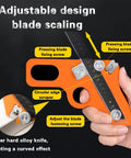 Rugged Handheld Edge Banding Trimmer With Ten Sharp Blades Hassle Free Veneer Cutter, showing adjustable design and ergonomic grip.