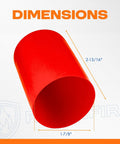 Fire Sprinkler Head Paint Covers 72 Pack Sprinkler Protector Caps painting protection, red snap-fit cap dimensions 2-13/16in deep.