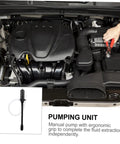 Electric Oil Pump For Fast Fuel Transfer And High Flow Siphon Pump For Quick Liquid Extraction In Vehicles And Equipment Durable Lightweight And Easy To Use, black pump in car engine bay