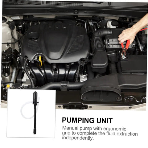 Electric Oil Pump For Fast Fuel Transfer And High Flow Siphon Pump For Quick Liquid Extraction In Vehicles And Equipment Durable Lightweight And Easy To Use, black pump in car engine bay
