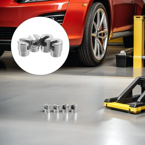 Go To Dent Removal Kit for Auto Body and Sheet Metal, 4-Piece Set with Replacement Heads and Portable Iron Construction, Fast Auto Dent Repair Tools for Home Workshops and Professional Shops; four metal heads by car wheel
