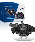 Front Right Steering Knuckle And Wheel Bearing Hub Assembly Replacement For 2004 2005 2006 2007 Toyota Highlander AWD 3.3L Gas Not For 2.4L Or Hybrid Direct Fit Durable Steel Construction For Easy Install On AWD Highlander 3.3L Gas Only No Fuss Install