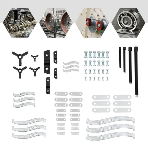 Gear Hub Pulley Puller Set With 2 And 3 Jaw Designs For Tight Spaces Includes 3 Inch 4 Inch 6 Inch 8 Inch Pullers Bearing Separator Kit