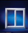 Agriclass Go-To Double Slide Vinyl Utility Window White Glass And Vinyl Sash 23.5 In W By 23.5 In H Maintenance Free All Vinyl Frame
