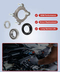 Rear Axle Bearing And Seal Kit For 2007 2017 Wrangler JK JKU Replacement Direct Fit With OEM Specs shown with tools and components