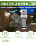 Flexible and Convenient Design of Two Pack Dusk To Dawn And Day Night Sensor For Outdoor Lighting Wide Voltage 120 277 VAC