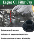 Installing Engine Oil Filler Cap Replacement For Honda CR V 2003 2019 And Odyssey 2004 2019 Heat Resistant Easy Install Plug And Play Exact Fit Replaces 80985 15610 P5G 000 Compatible With Civic Accord Pilot And More