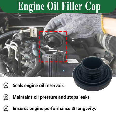 Installing Engine Oil Filler Cap Replacement For Honda CR V 2003 2019 And Odyssey 2004 2019 Heat Resistant Easy Install Plug And Play Exact Fit Replaces 80985 15610 P5G 000 Compatible With Civic Accord Pilot And More