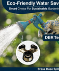 Heavy Duty 2 Way Hose Splitter Premium Brass Y Adapter With Double Shut Off Valve Rust Resistant Finish For Outdoor Faucet Spigot Bib Tap Garden Hose Connector used for garden watering