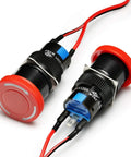 CNC Router Emergency Stop Push Button for 3018 MX3 and 3018 PROVer, 250V AC 5A, compact design, red button with wiring