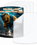 Easy Fit Front Cover Lens Replacement For MP-10 And Digital Elite Welding Helmets, 216326 Ultra Clear Scratch Resistant Lens