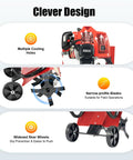 Beast Gas Powered Tiller Cultivator 52cc 2 Stroke Engine showing design features and components for soil cultivation