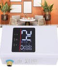 No Drama On Demand Hot Water Tankless Electric Water Heater With Slick Lcd Touchscreen US Plug 110 Volt Compact Setup seen with LCD display