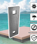 Badass Hot Dipped Galvanized Dock Washer Plates 10 Pack 1.5 By 5 Inches 6mm Thick for dock reinforcement and stability
