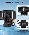 Close-up of 110V 12 Day Time Clock Control Valve with 3W Timer Backwash Head, showing operation panel and 1.1-inch inlet/outlet.