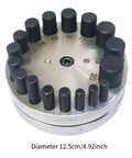 Disc Cutter Set For Jewelry Making, Manual Hole Puncher With Round Punch Dies, Versatile Metal Disc Cutter For Brass Gaskets.
