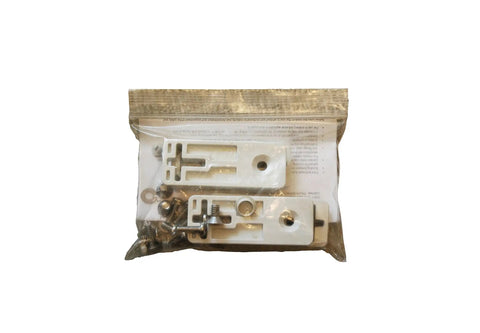Plastic locking components for Polycarbonate Enclosure Built Tough With Hinged Locking Opaque Cover For Industrial Controls.