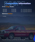 Front Wheel Hub Bearing Assembly Pair for Dodge Ram 1500 2500 3500 4x4 2006 2007 2008 8 Lug ABS OE Replacement Front Left and Right Ready To Install Today compatibility chart