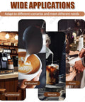 Electric Coffee Tamper 58mm Automatic Espresso Tool With Slick Adjustable Pressure From Five To Thirty Kilos For Home Barista And Cafe Crew in use for home, commercial, and beginner applications.
