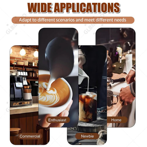 Electric Coffee Tamper 58mm Automatic Espresso Tool With Slick Adjustable Pressure From Five To Thirty Kilos For Home Barista And Cafe Crew in use for home, commercial, and beginner applications.
