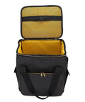 Vinyl Record Storage Bag With Cationic Fabric Thick Padded Base Dual Zippers Removable Dividers Non Slip Feet Gig Ready Travel Case