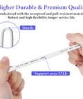 Hands bending Cat8 Ethernet Cable 15 Ft Flat SFTP Patch Cord with Gold Plated RJ45 Connectors in white, showcasing durability.