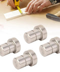 Pro Grade Twenty Millimeter Bench Dogs Set Stainless Steel Table Stops Locating Blocks for woodworking clamping kit