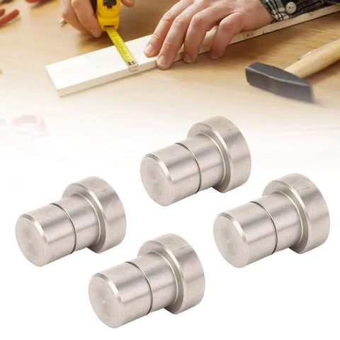 Pro Grade Twenty Millimeter Bench Dogs Set Stainless Steel Table Stops Locating Blocks for woodworking clamping kit