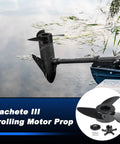 3 Blade Trolling Motor Propeller For MotorGuide 3 5 Inch Diameters Machete III Outboard Boat Prop attached to trolling motor