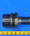 Solid End Mill Boring Bar Tool Post Adapter Lathe Holder for VDI50 2.0 Inch ID, Heavy Duty Milling Post Accessory for Precision Boring and Milling, 2 Inch Shank Compatible. VDI50 adapter with 2 inch shank shown beside tape measure