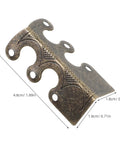 Heavy Duty Antique Metal Corner Guards 20 Pack For Cabinets And Albums Easy Install Decorative Alloy Corner Protectors