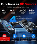 Programmable TPMS Sensor MX 315/433MHz For Cars And Light Trucks, Universal Coverage, Easy Setup, Cost-Effective Tire Pressure Monitoring Sensor For Shops And DIYers, 99 Percent Vehicle Compatibility, 4-piece set