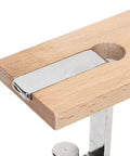 Pro Grade Jewelry Workbench Pin Clamp durable wooden tool for artisan jewelry making no drill required easy install on bench