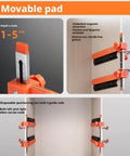 Slide Installation Jig With Toggle Clamp And Magnetic Arm Locator For Cabinets Faster Straighter And Smarter Drawer Installations On Side Mount And Undermount Slides Durable Cabinet Hardware Jig For Precise Clean High Quality Results in use on a cabinet.