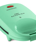 Chill Mint Green MyMini Personal Sandwich Maker Panini Press, compact size, nonstick cooking surface for quick meals.