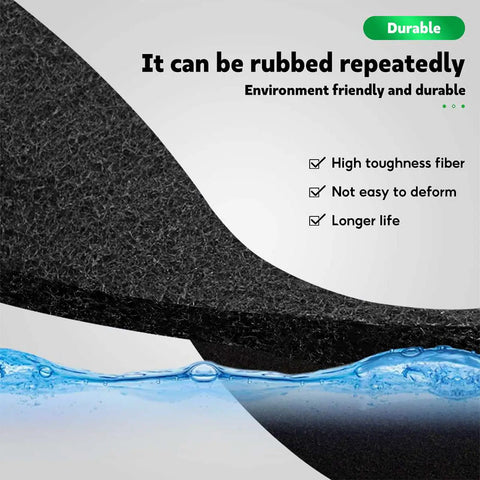 Durable Extra Thick 3/8 Inch 16x50 Activated Carbon Filter Sheet With MERV 7 showcasing flexibility and water resistance