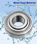 10Pcs Deep Groove Ball Bearing 0.64 Inch Bore Set For Heavy Duty Machinery And Farm Equipment Built To Last Replaces 203KRR2