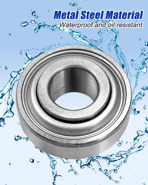 10Pcs Deep Groove Ball Bearing 0.64 Inch Bore Set For Heavy Duty Machinery And Farm Equipment Built To Last Replaces 203KRR2