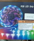Packaging of 32.8Ft RGB LED Strip Lights For Bedroom With Music Sync 5050 Color Changing Tape Lights Remote And App Control