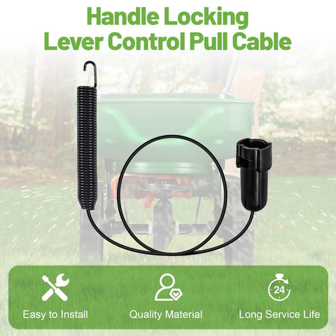 Lawn Spreader Control Cable Replacement For Mini Broadcast Spreader, 21 Inch Length, Spreader Locking Lever Pull Cable