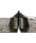 Residential Retrofit Pipe Flashing For Shingle Roof And Electrical Mast, DIY Friendly EPDM Roof Patch visible from front angle