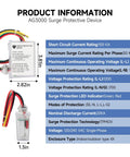 Beefed Up 120 240 VAC HVAC Surge Protector With TPMOV Tech In Watertight Enclosure Delivers Total Surge Defense Product Diagram