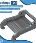 X Change Coupler Bracket Quick Attach For Bobcat E Series And Old Style Quick Attach Mini Excavator Bucket Mounting Accessory